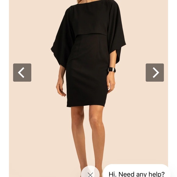 NWOT Trina Turk cobalt Blue cocktail dress flowy flattering beautiful fast ship - Picture 8 of 8